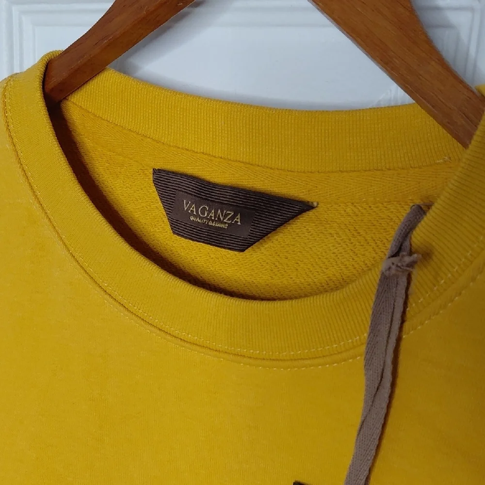 Classic Yellow Crewneck Sweater